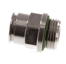 10mm x G3/8'' Steckverschraubung mit Außengewinde Messing FKM
