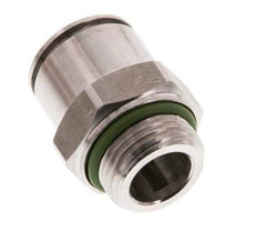 12mm x G3/8'' Steckverschraubung mit Außengewinde Messing FKM