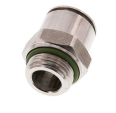 12mm x G3/8'' Steckverschraubung mit Außengewinde Messing FKM