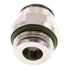 12mm x G1/2'' Steckverschraubung mit Außengewinde Messing FKM