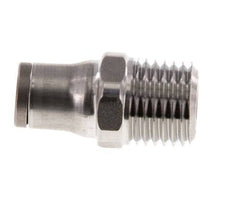 6mm x 1/4'' NPT Steckverschraubung mit Außengewinde Edelstahl FKM