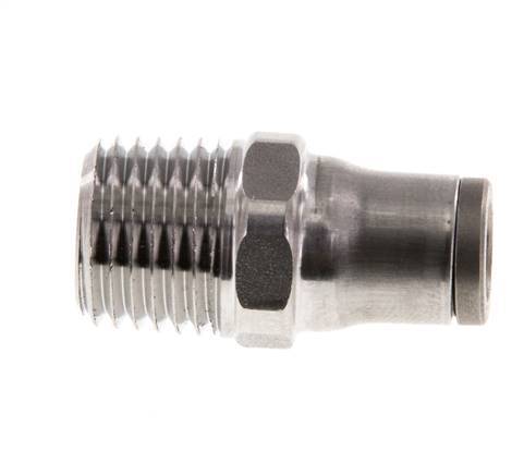 6mm x 1/4'' NPT Steckverschraubung mit Außengewinde Edelstahl FKM