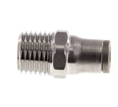 6mm x 1/4'' NPT Steckverschraubung mit Außengewinde Edelstahl FKM