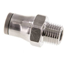 10mm x 1/4'' NPT Steckverschraubung mit Außengewinde Edelstahl FKM
