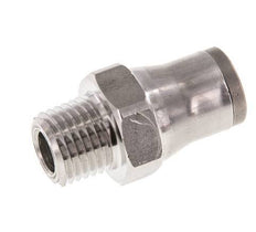 10mm x 1/4'' NPT Steckverschraubung mit Außengewinde Edelstahl FKM