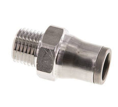 10mm x 1/4'' NPT Steckverschraubung mit Außengewinde Edelstahl FKM