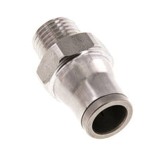 10mm x 1/4'' NPT Steckverschraubung mit Außengewinde Edelstahl FKM