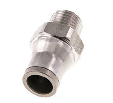 10mm x 1/4'' NPT Steckverschraubung mit Außengewinde Edelstahl FKM