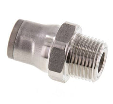 12mm x 3/8'' NPT Steckverschraubung mit Außengewinde Edelstahl FKM