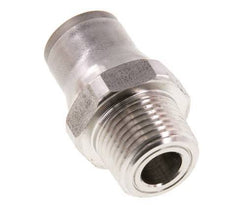 12mm x 3/8'' NPT Steckverschraubung mit Außengewinde Edelstahl FKM