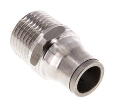 12mm x 1/2'' NPT Steckverschraubung mit Außengewinde Edelstahl FKM