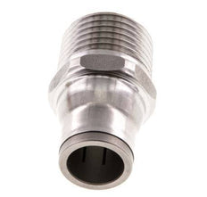 12mm x 1/2'' NPT Steckverschraubung mit Außengewinde Edelstahl FKM