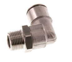 12mm x R3/8'' 90deg Winkel Steckverschraubung mit Außengewinde Messing FKM drehbar