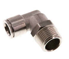 12mm x R1/2'' 90deg Winkel-Steckverschraubung mit Außengewinde Messing FKM drehbar
