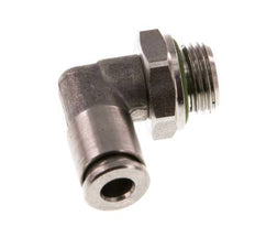 4mm x G1/8'' 90Grad Winkel Steckverschraubung mit Außengewinde Messing FKM drehbar