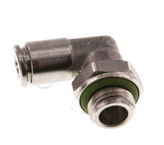 4mm x G1/8'' 90Grad Winkel Steckverschraubung mit Außengewinde Messing FKM drehbar