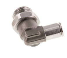 4mm x G1/4'' 90deg Winkel Steckverschraubung mit Außengewinde Messing FKM drehbar
