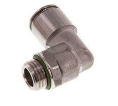 10mm x G1/4'' 90deg Winkel Steckverschraubung mit Außengewinde Messing FKM drehbar