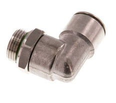 12mm x G3/8'' 90deg Winkel Steckverschraubung mit Außengewinde Messing FKM drehbar