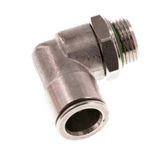 12mm x G3/8'' 90deg Winkel Steckverschraubung mit Außengewinde Messing FKM drehbar