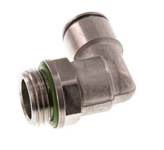 12mm x G1/2'' 90deg Winkel Steckverschraubung mit Außengewinde Messing FKM drehbar