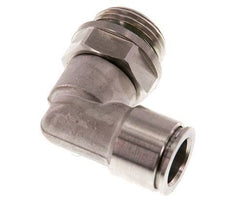 12mm x G1/2'' 90deg Winkel Steckverschraubung mit Außengewinde Messing FKM drehbar