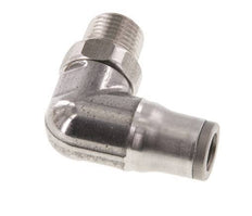 6mm x 1/8'' NPT 90-Grad-Winkel-Steckverschraubung mit Außengewinde Edelstahl FKM drehbar