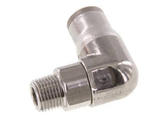 8mm x 1/8'' NPT 90Gewinde-Steckverschraubung mit Außengewinde Edelstahl FKM drehbar