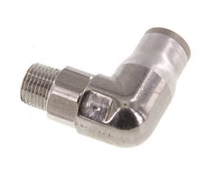 8mm x 1/8'' NPT 90Gewinde-Steckverschraubung mit Außengewinde Edelstahl FKM drehbar