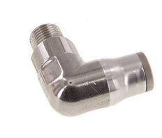 8mm x 1/8'' NPT 90Gewinde-Steckverschraubung mit Außengewinde Edelstahl FKM drehbar