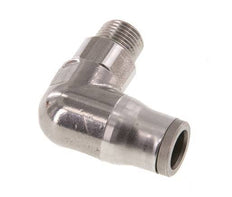 8mm x 1/8'' NPT 90Gewinde-Steckverschraubung mit Außengewinde Edelstahl FKM drehbar