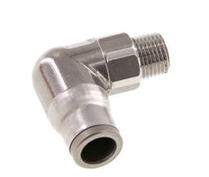 8mm x 1/8'' NPT 90Gewinde-Steckverschraubung mit Außengewinde Edelstahl FKM drehbar