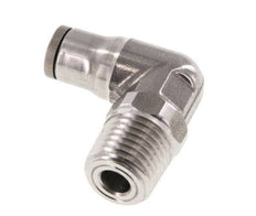 6mm x 1/4'' NPT 90Grad Winkel-Steckverschraubung mit Außengewinde Edelstahl FKM drehbar