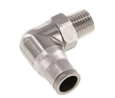10mm x 1/4'' NPT 90Grad Winkelsteckverschraubung mit Außengewinde Edelstahl FKM drehbar