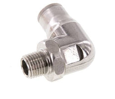 12mm x 1/4'' NPT 90Grad Winkelsteckverschraubung mit Außengewinde Edelstahl FKM drehbar