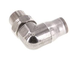 12mm x 3/8'' NPT 90Grad Steckverschraubung mit Außengewinde Edelstahl FKM drehbar