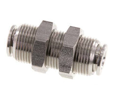 6mm Steckverschraubung Edelstahl FKM Bulkhead