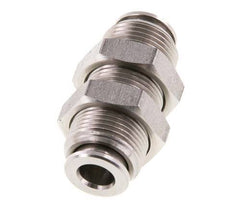 6mm Steckverschraubung Edelstahl FKM Bulkhead