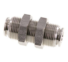 6mm Steckverschraubung Edelstahl FKM Bulkhead