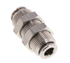 6mm Steckverschraubung Edelstahl FKM Bulkhead