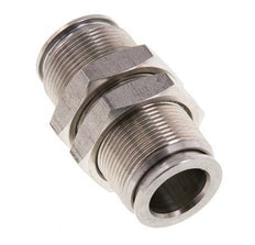 12mm Steckverschraubung Edelstahl FKM Bulkhead