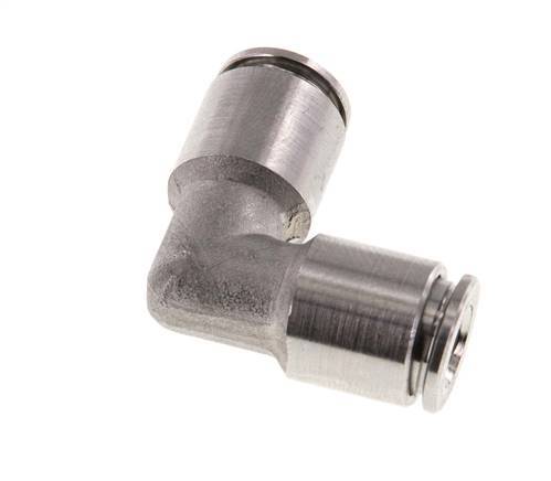 6mm 90deg Elbow Push-in Fitting Stainless Steel FKM