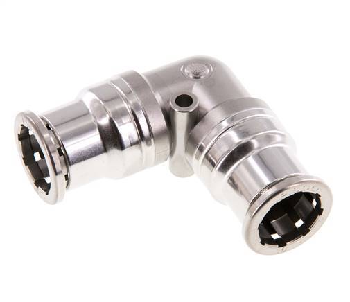16mm 90Grad-Winkel-Steckverschraubung Edelstahl FKM