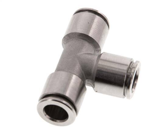 8mm T-Stück Steckverschraubung Edelstahl FKM