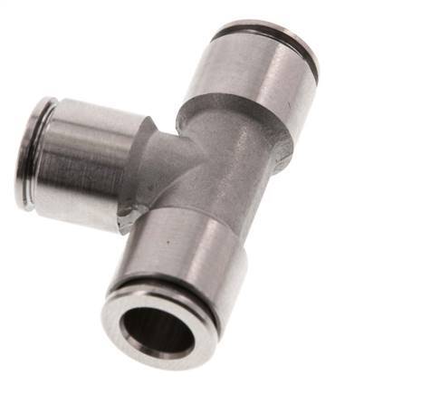 8mm T-Stück Steckverschraubung Edelstahl FKM