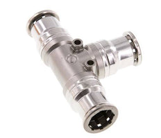 16mm T-Stück Steckverschraubung Edelstahl FKM