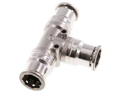 16mm T-Stück Steckverschraubung Edelstahl FKM