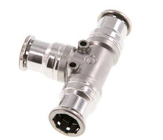 16mm T-Stück Steckverschraubung Edelstahl FKM