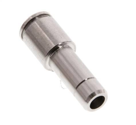 6mm x 8mm Steckverschraubung mit Steckanschluss Edelstahl FKM