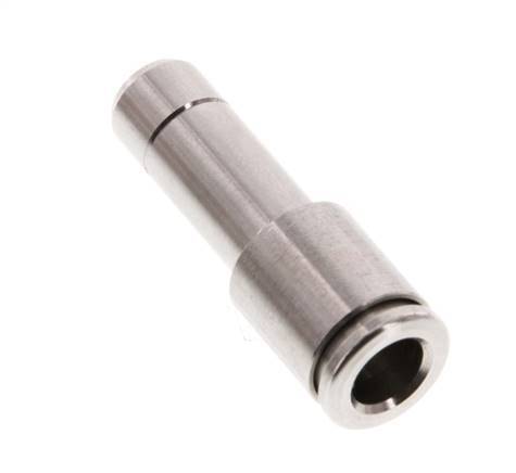 6mm x 8mm Steckverschraubung mit Steckanschluss Edelstahl FKM